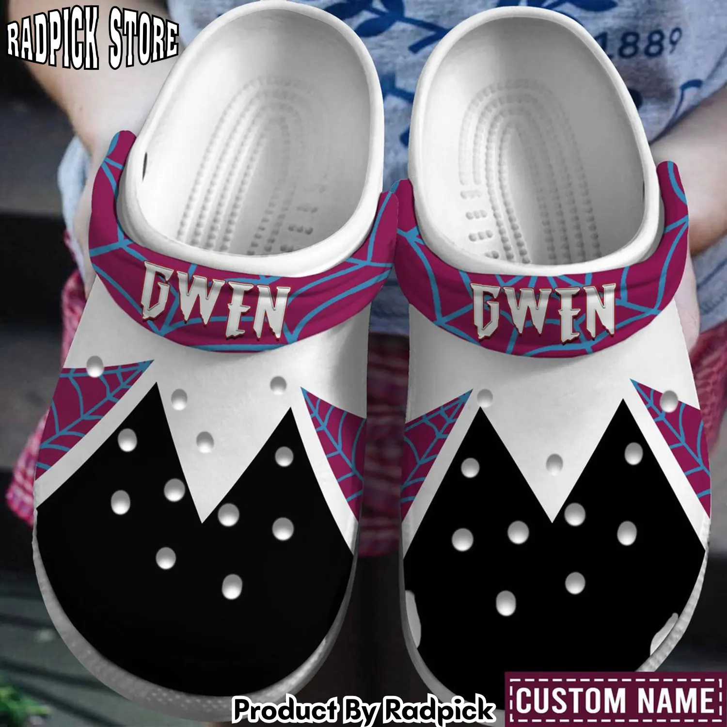 Radpick spider man movie cartoon comic clogs shoes comfortable for men women rp6521351